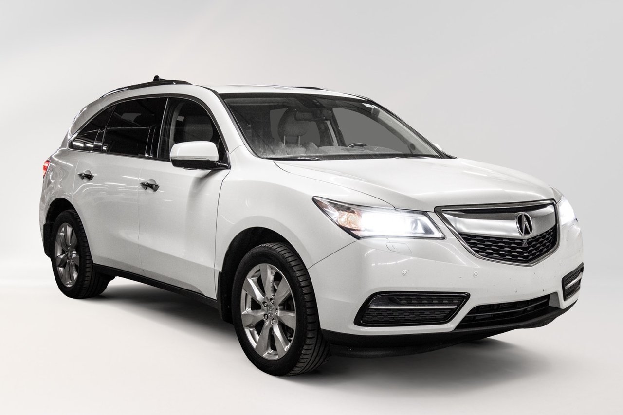 Used 2015 WHITE Acura Elite Pkg * Cuir * Toit Ouvrant image 3