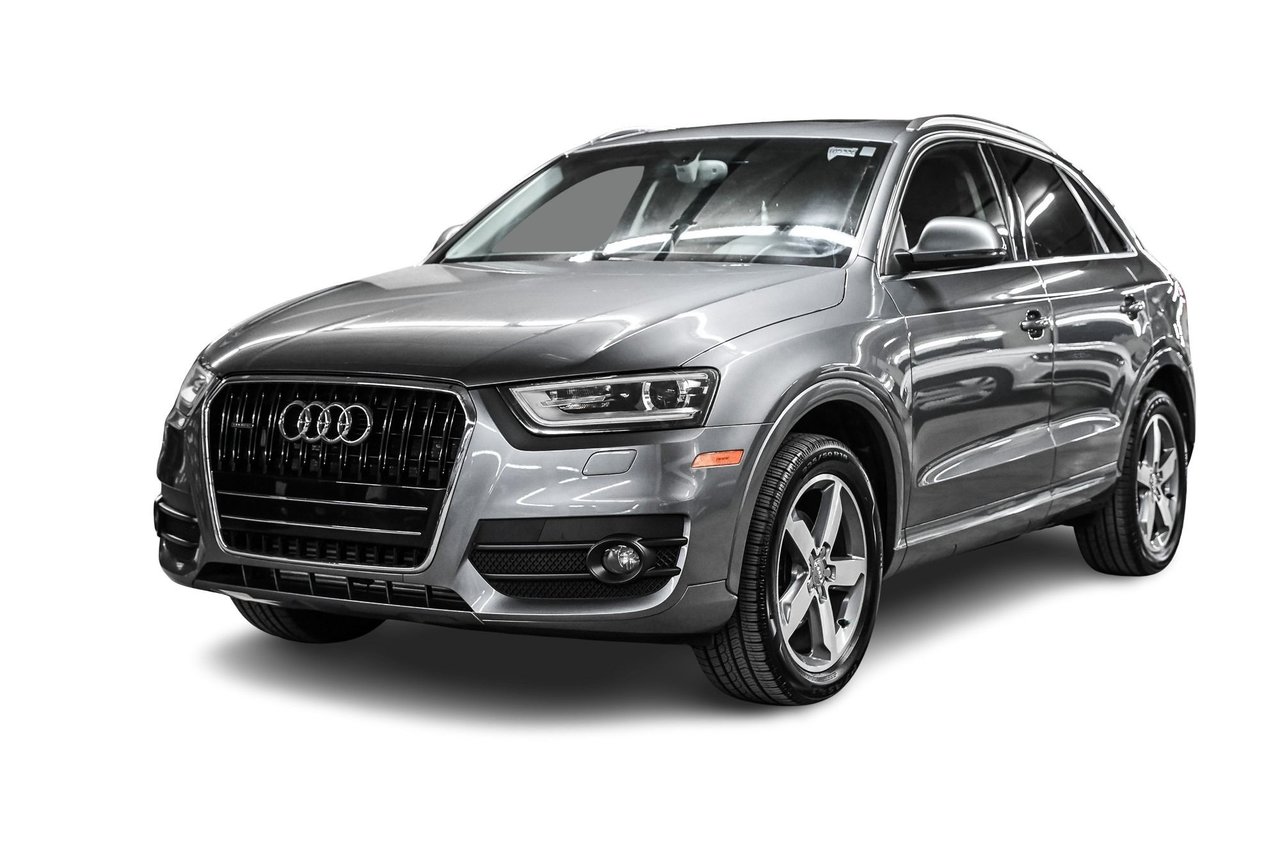 Gray 2015 Audi Q3 SUV / Crossover Automatic