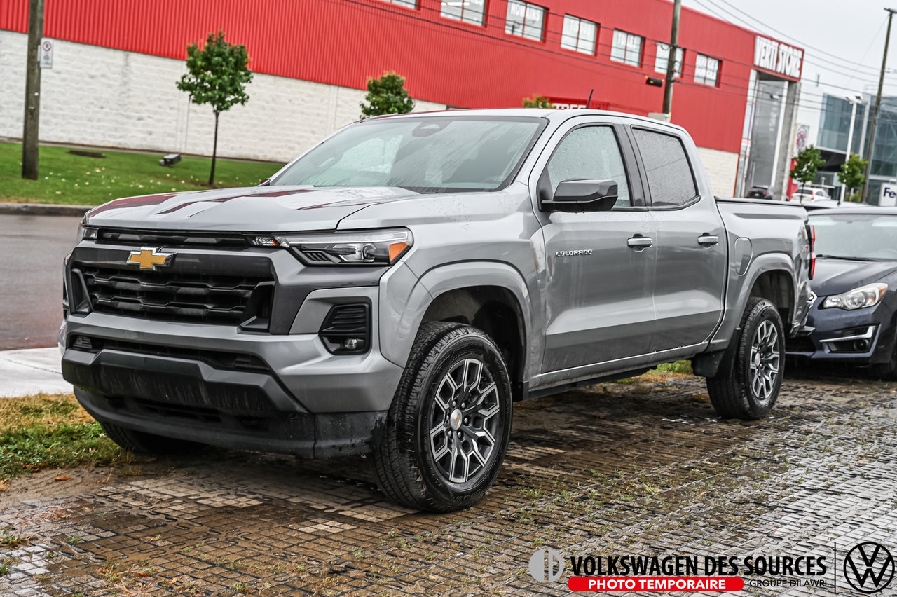 Silver 2024 Chevrolet Colorado Pickup Truck Four-Wheel Drive Automatic