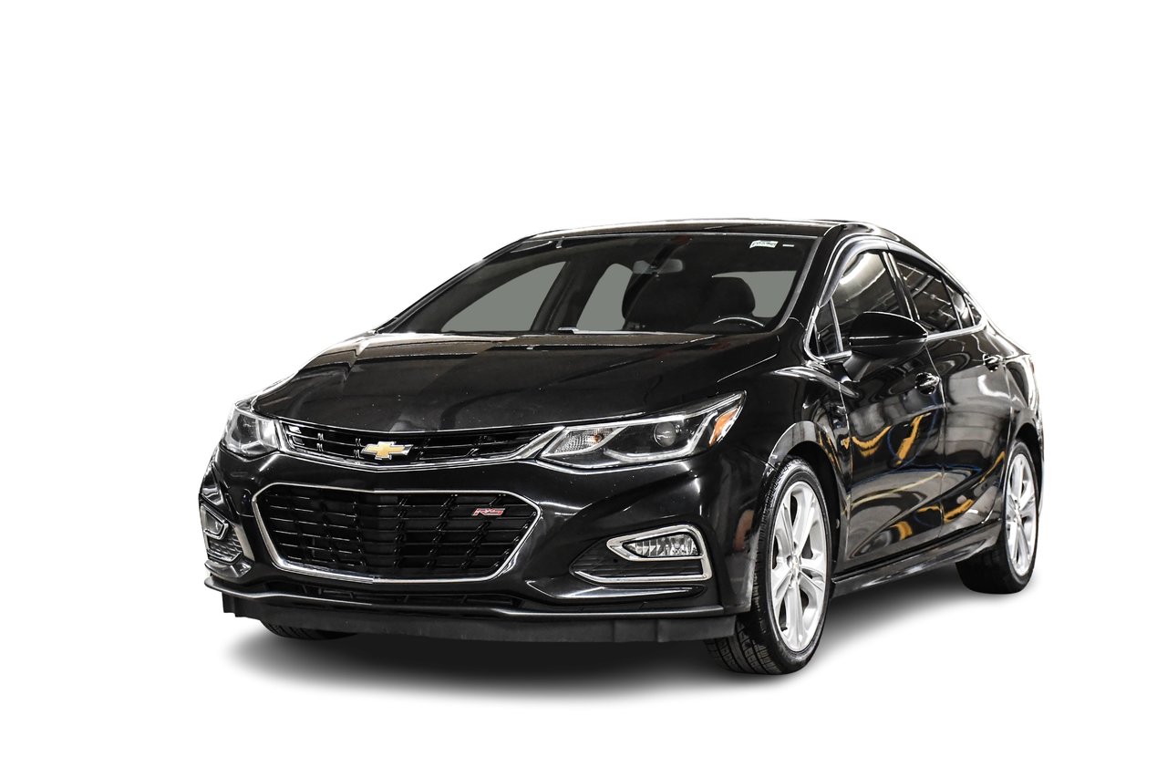 Black 2017 Chevrolet Cruze Sedan Front-Wheel Drive Automatic
