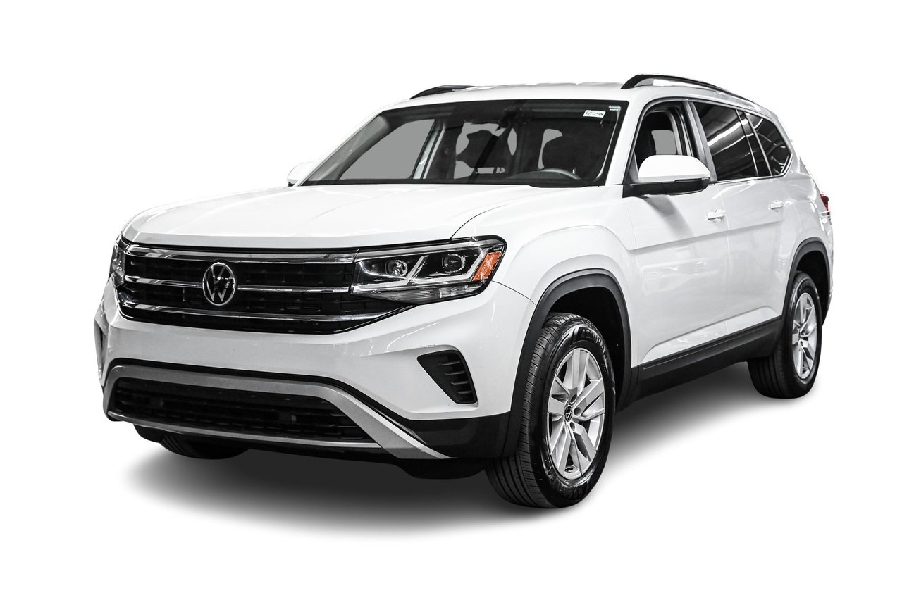 Pure White 2021 Volkswagen Atlas SUV / Crossover  Automatic