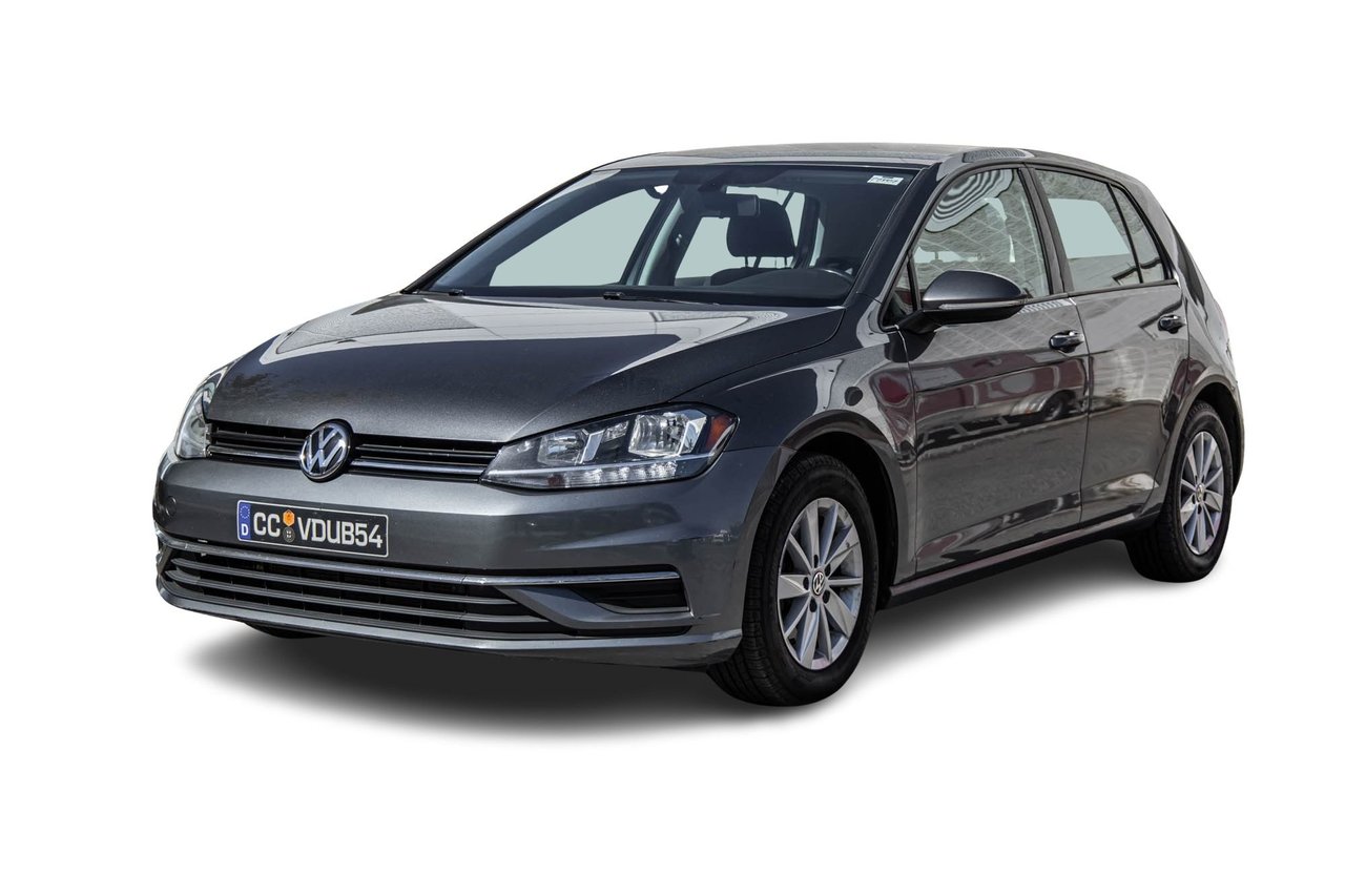 PLATINUM  GRAY 2019 Volkswagen Golf Hatchback  Automatic