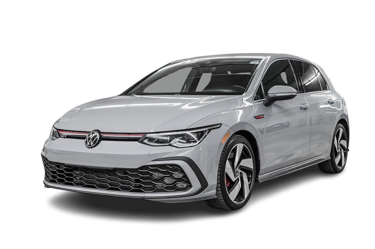 Gray 2023 Volkswagen Golf GTI Hatchback Front-Wheel Drive Automatic