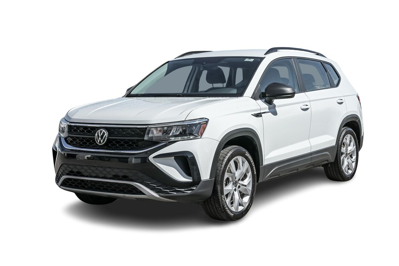 Pure White 2023 Volkswagen Taos SUV / Crossover Automatic