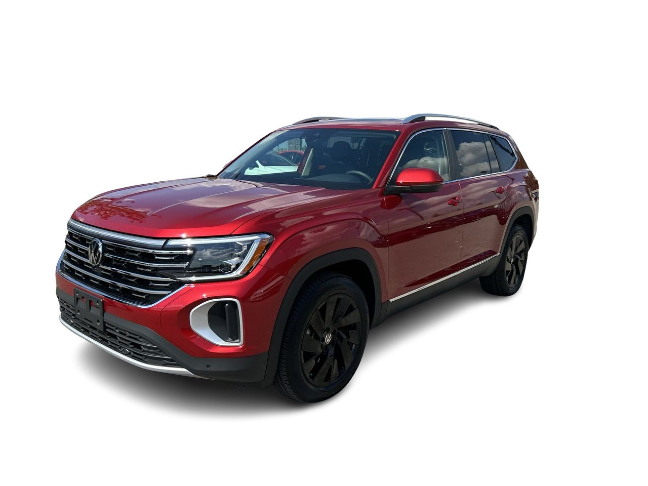 New 2024 Aurora Red Chroma Volkswagen Highline image 3