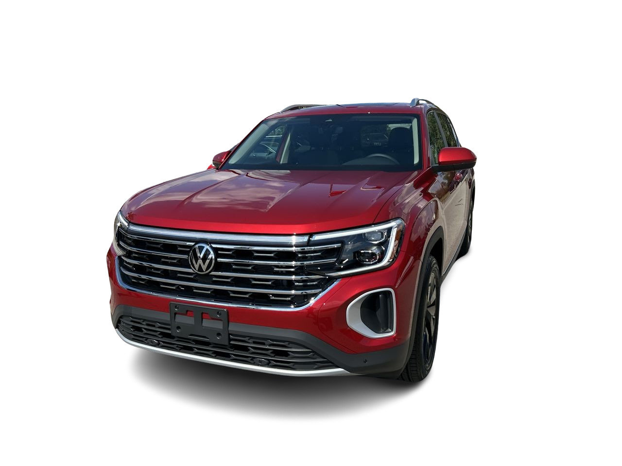 New 2024 Aurora Red Chroma Volkswagen Highline image 2