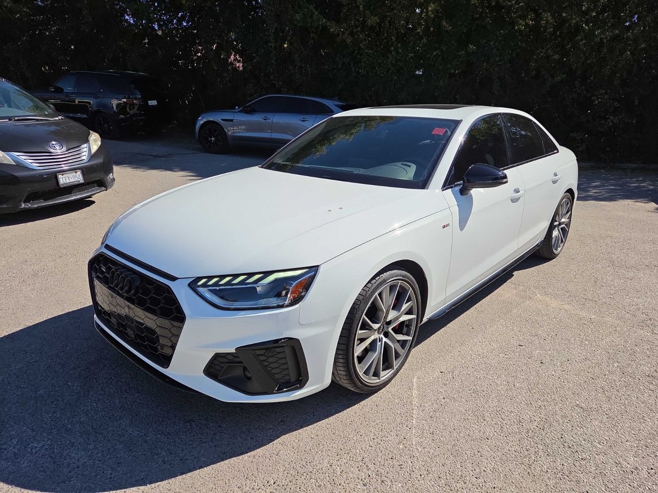 White 2023 Audi A4 Sedan Automatic