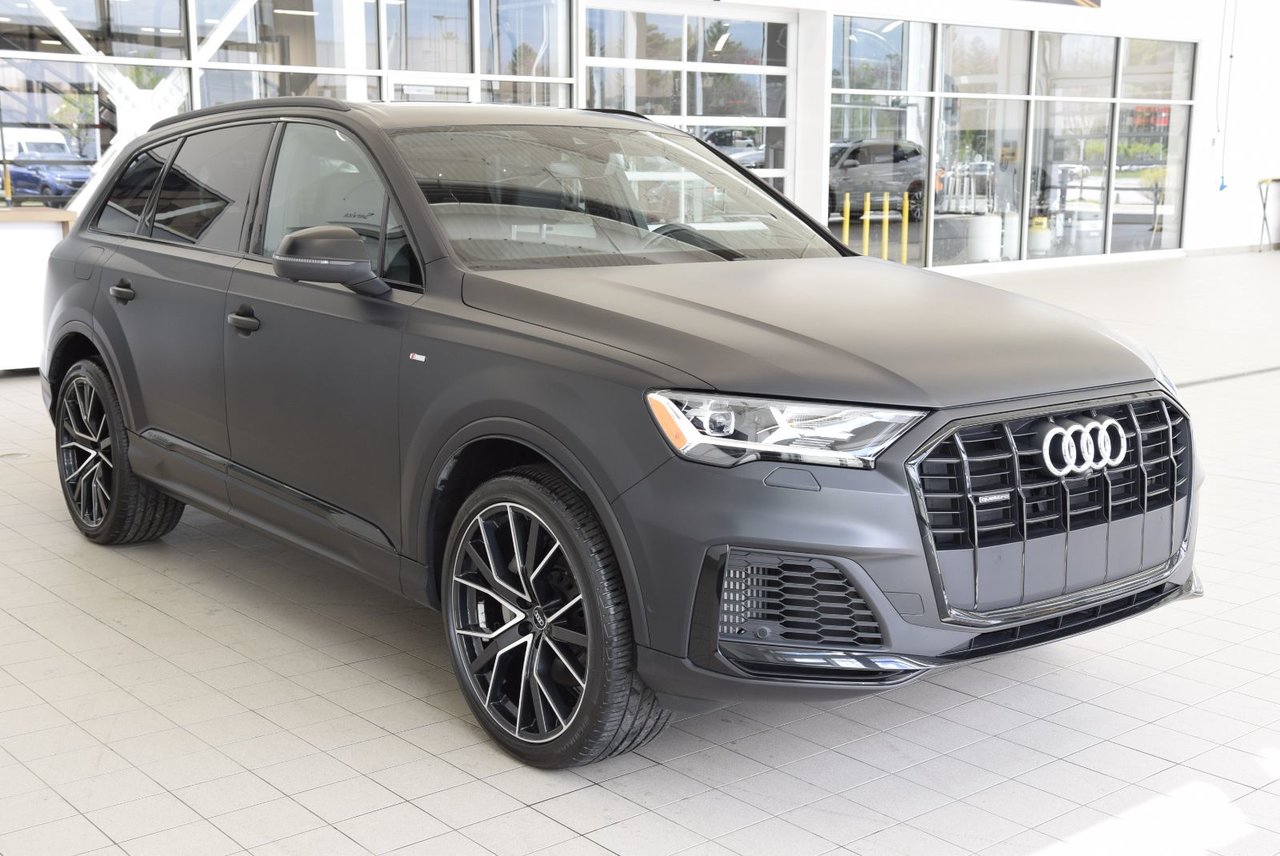 Audi Q7 PROGRESSIV+WRAP NOIR MAT 2022 BLACK PACKAGE+BAS KM+CUIR