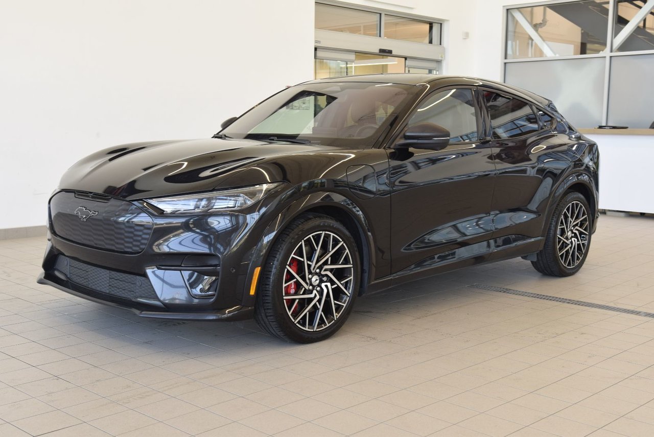 Black 2021 Ford Mustang Mach-E SUV / Crossover All-Wheel Drive Automatic