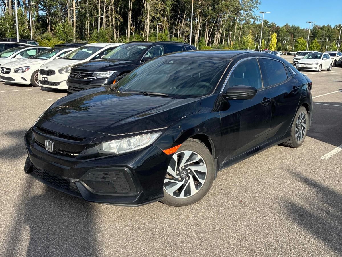 Black 2019 Honda Civic Hatchback Hatchback Front-Wheel Drive Automatic