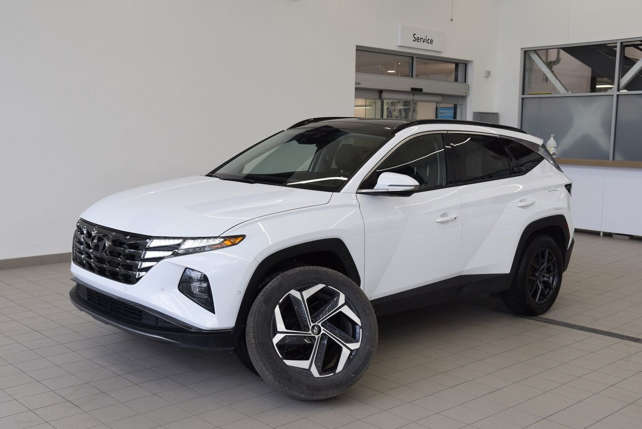 Hyundai Tucson Plug-In Hybrid ULTIMATE+PHEV+CUIR+TOIT+ 2024 BAS KM+LED+NAV+AUBAINE!!
