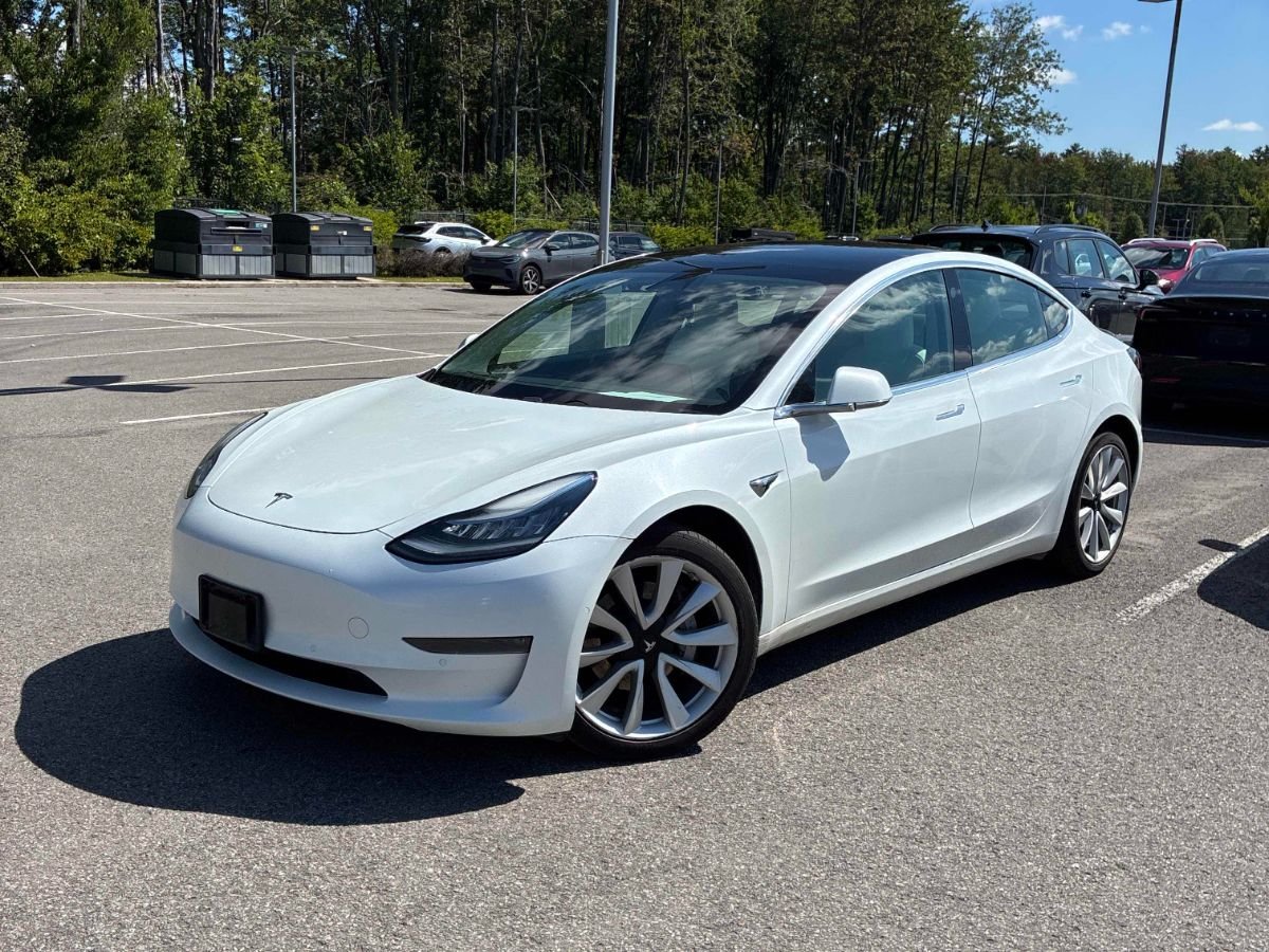 White 2020 Tesla Model 3 Sedan All-Wheel Drive Automatic