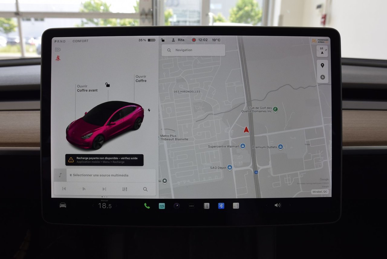 Tesla MODEL 3 SR+CAMERA+TOIT PANO+CUIR 2021 LED+NAVI+AUDIO PREMIUM+