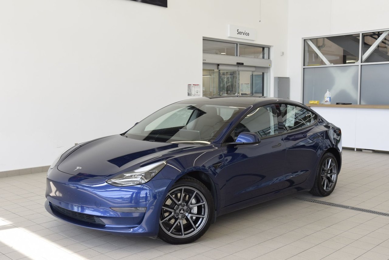 Tesla MODEL 3 SR+CAMERA+TOIT PANO+CUIR 2021 LED+NAVI+AUDIO PREMIUM+