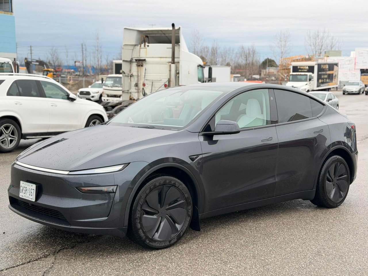 Gray 2026 Tesla Model Y Long Range AWD SUV / Crossover All-Wheel Drive Automatic