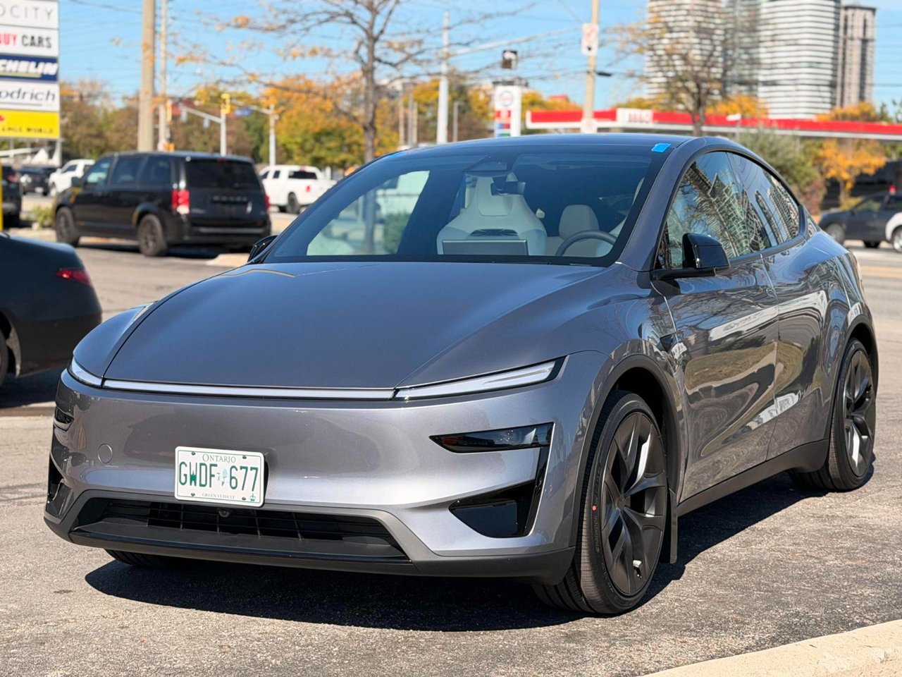 Gray 2026 Tesla Model Y SUV / Crossover All-Wheel Drive Automatic