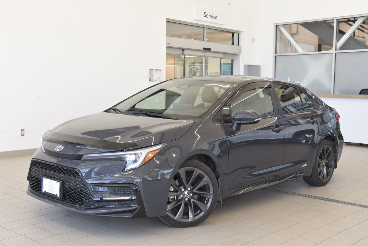 Gray 2025 Toyota Corolla Hybrid Sedan  Automatic