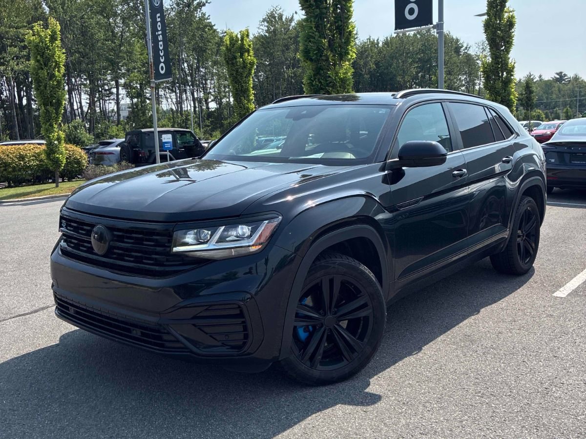 Black 2022 Volkswagen Atlas Cross Sport SUV / Crossover All-Wheel Drive Automatic