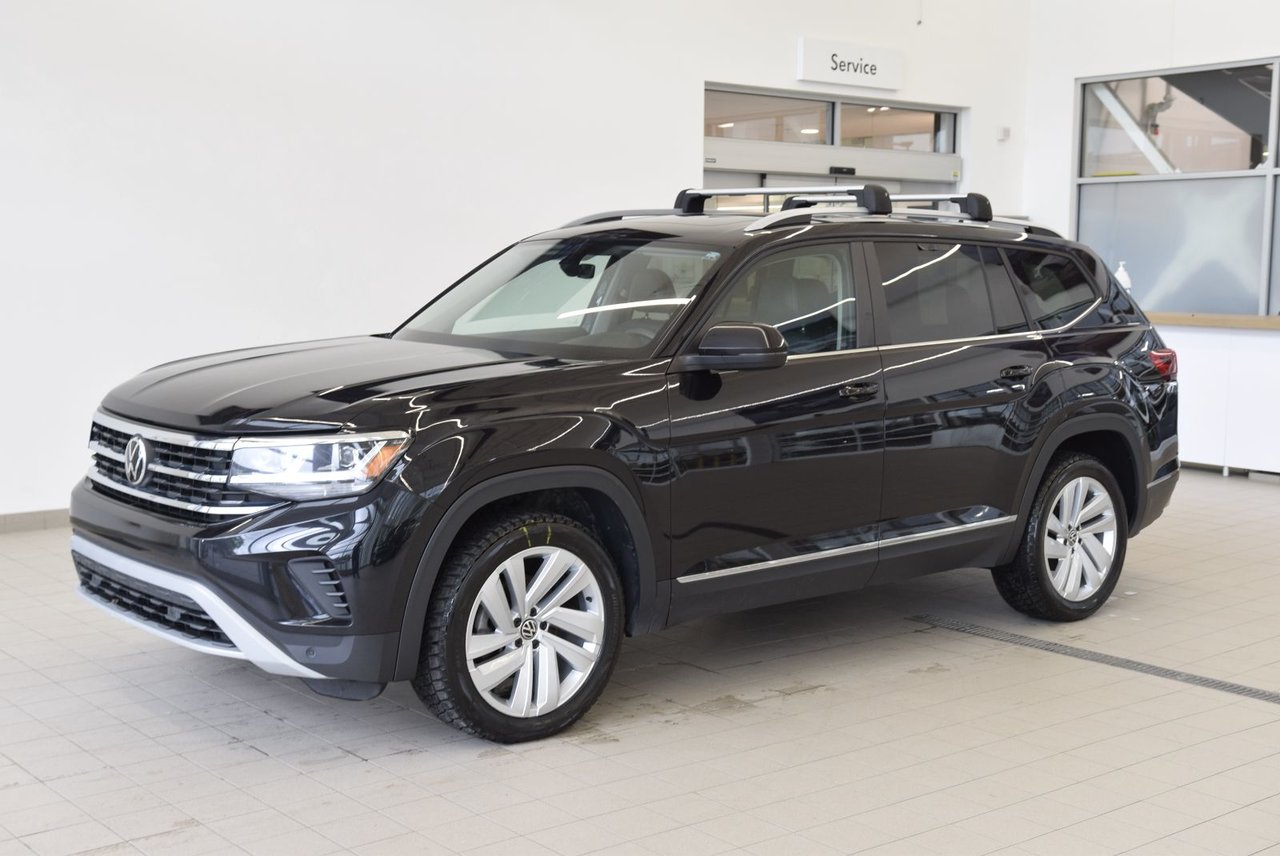 Volkswagen Atlas HIGHLINE+V6+CUIR+TOIT+LED 2021 DEMARREUR+AWD+CAMERA+