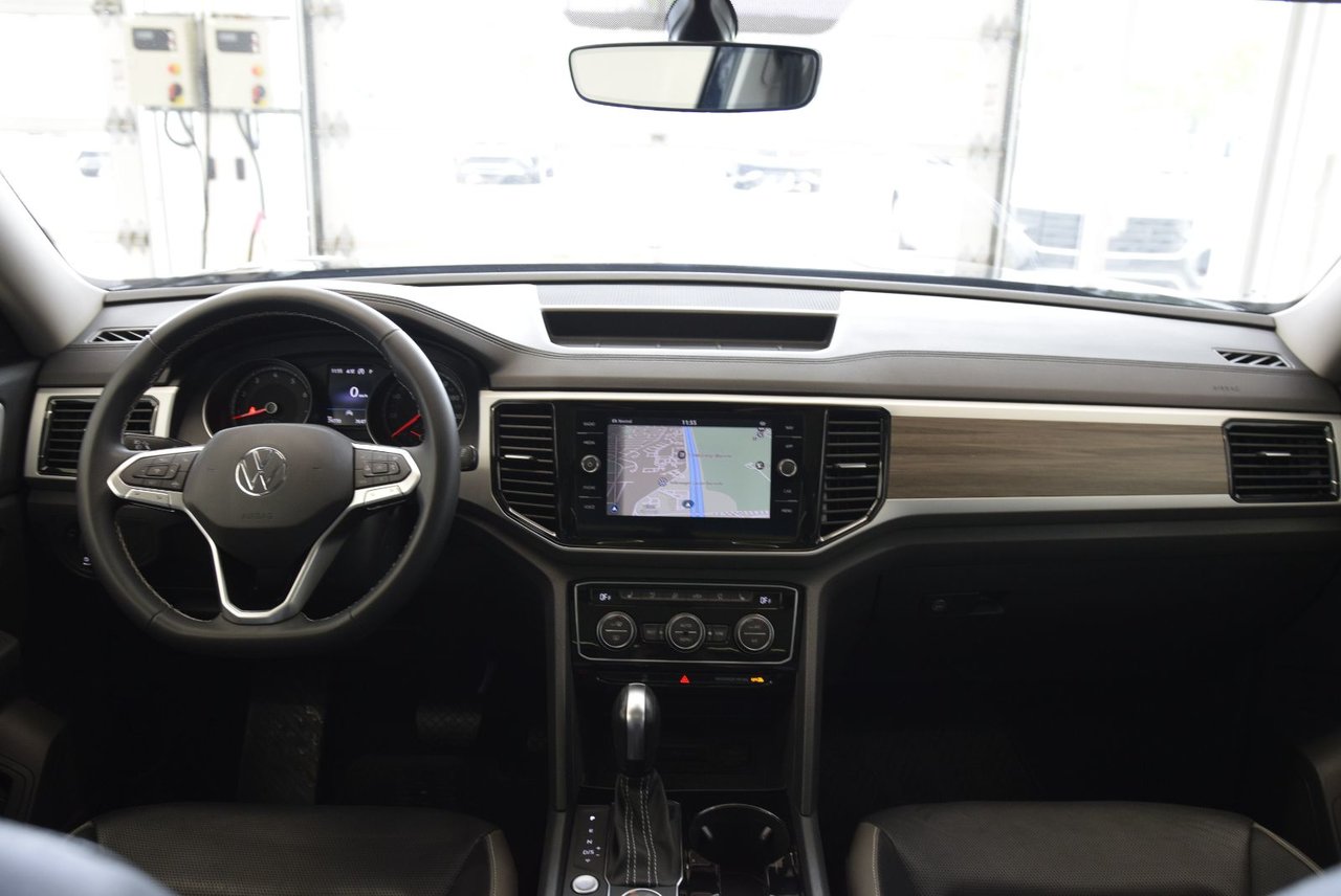 Volkswagen Atlas HIGHLINE+V6+CUIR+TOIT+LED 2021 DEMARREUR+AWD+CAMERA+