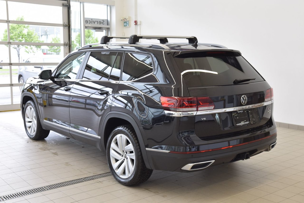 Volkswagen Atlas HIGHLINE+V6+CUIR+TOIT+LED 2021 DEMARREUR+AWD+CAMERA+