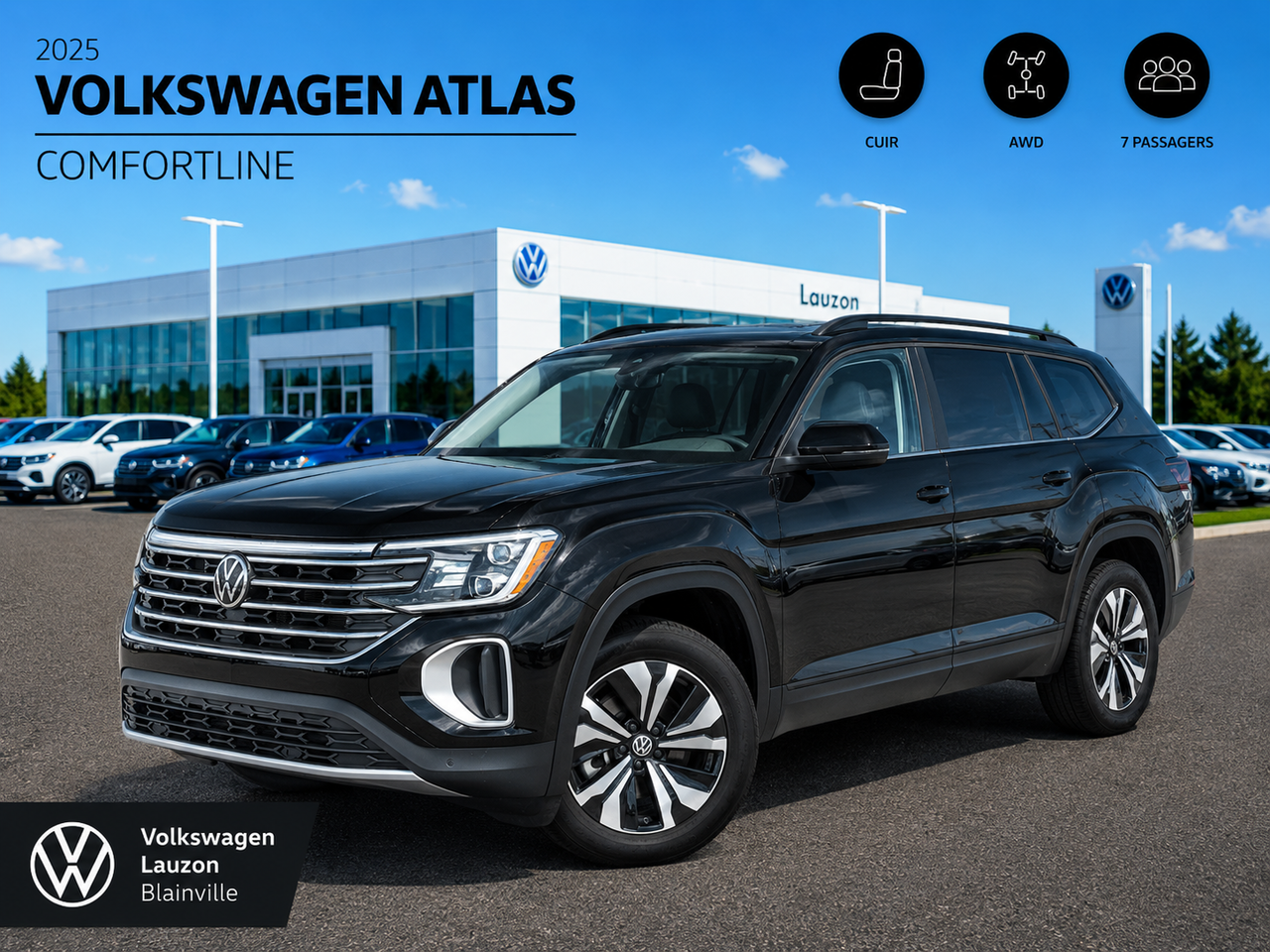 Volkswagen Atlas Comfortline 4Motion 2025