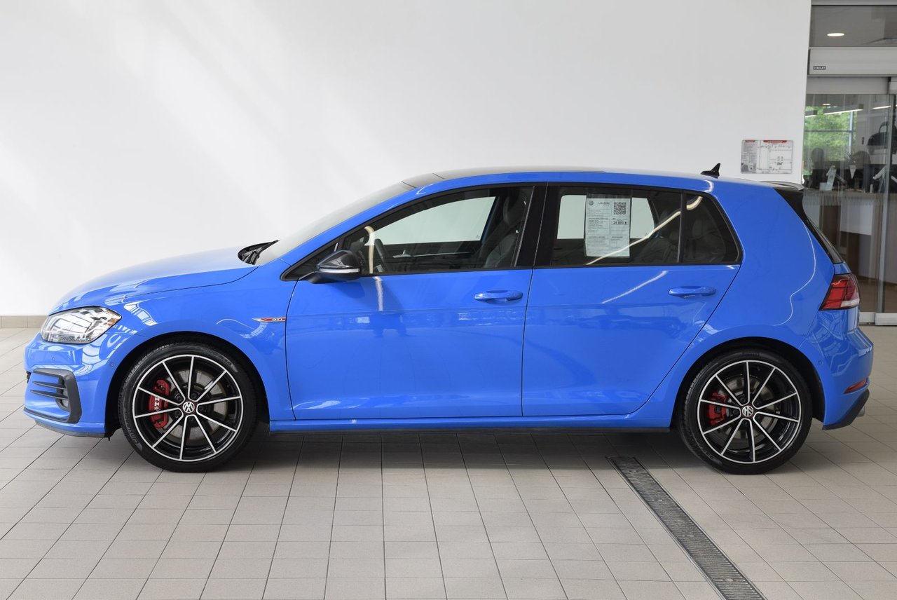 Volkswagen Golf GTI AUTOBAHN+CUIR+TOIT+DSG 2021 CAMERA+BAS KM+NAV+FENDER