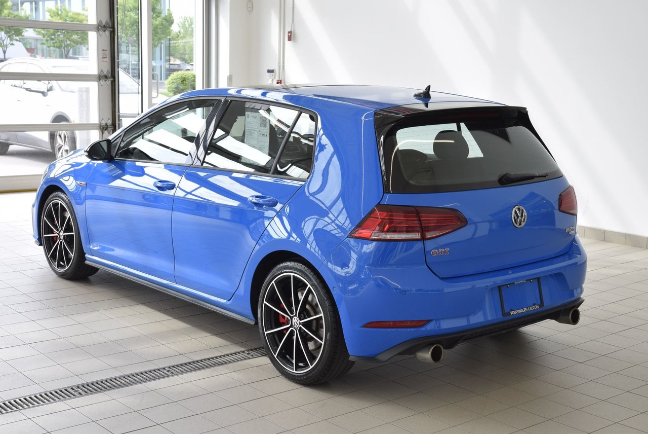 Volkswagen Golf GTI AUTOBAHN+CUIR+TOIT+DSG 2021 CAMERA+BAS KM+NAV+FENDER