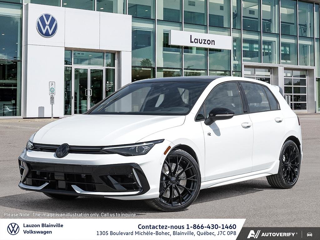 Pure White 2026 Volkswagen Golf R Hatchback Automatic