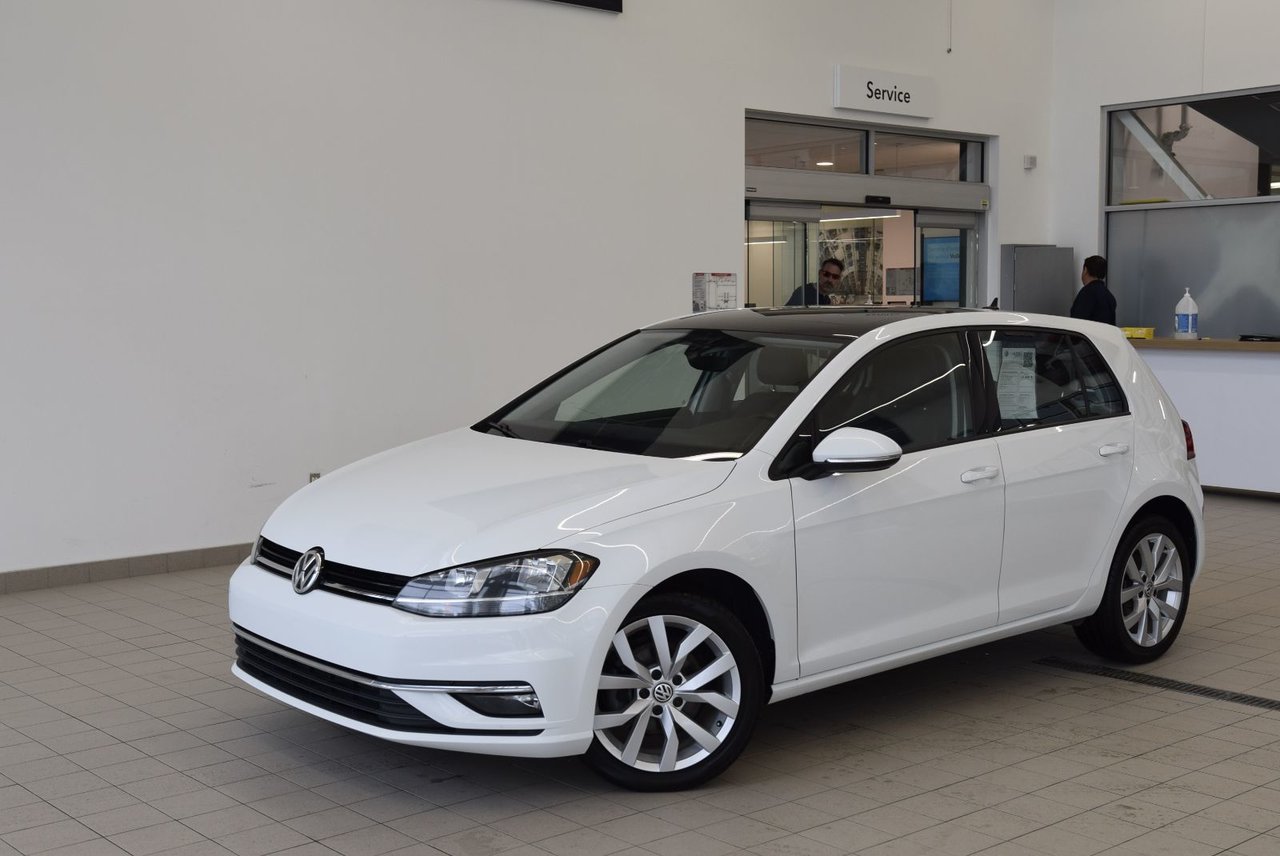 Volkswagen Golf HIGHLINE+CUIR+CAMERA+TOIT 2021 AUBAINE+APP CONNECT+WOW