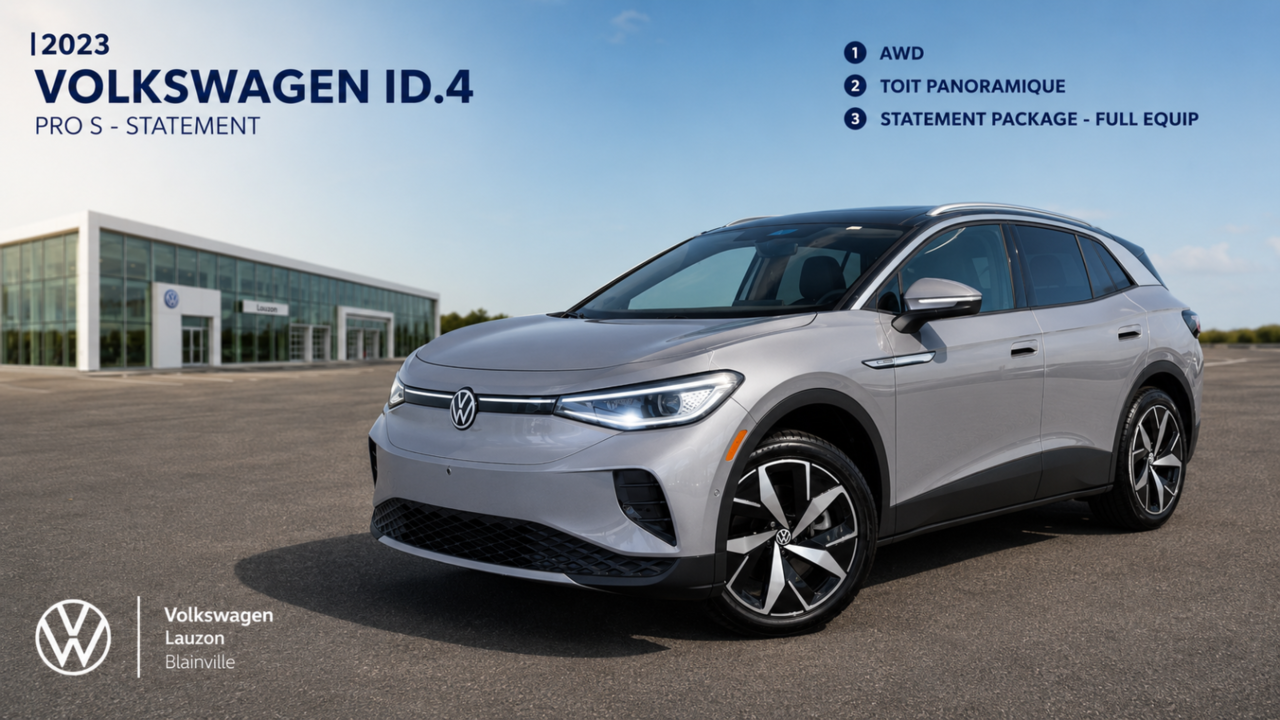 Silver 2023 Volkswagen ID.4 Pro S Plus AWD SUV / Crossover All-Wheel Drive Automatic