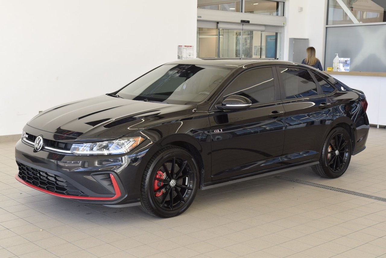 Black 2025 Volkswagen Jetta GLI Sedan Front-Wheel Drive Automatic