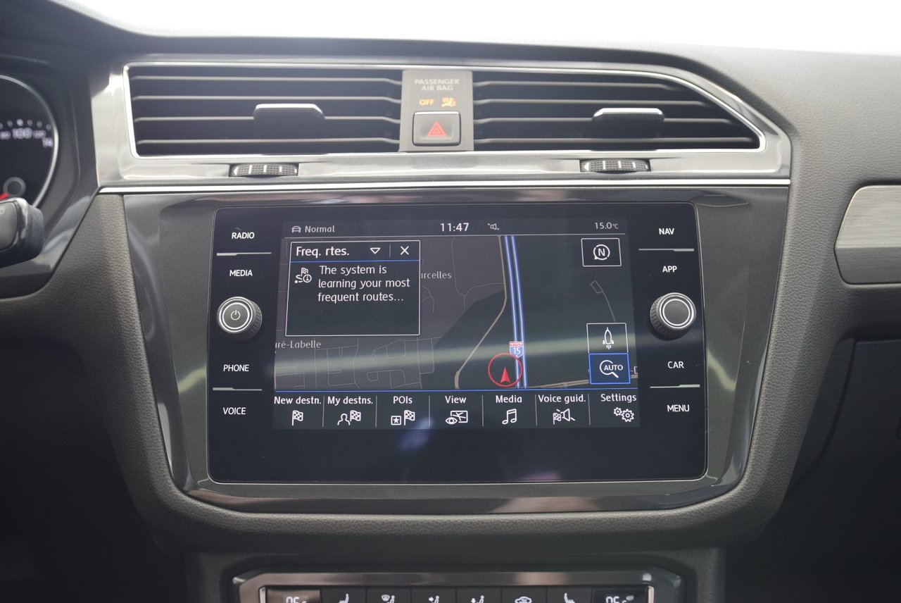 Volkswagen Tiguan COMFORTLINE+TOIT PANO+CUIR 2018 CAMERA+SANS CLÉ+BAS KILO+