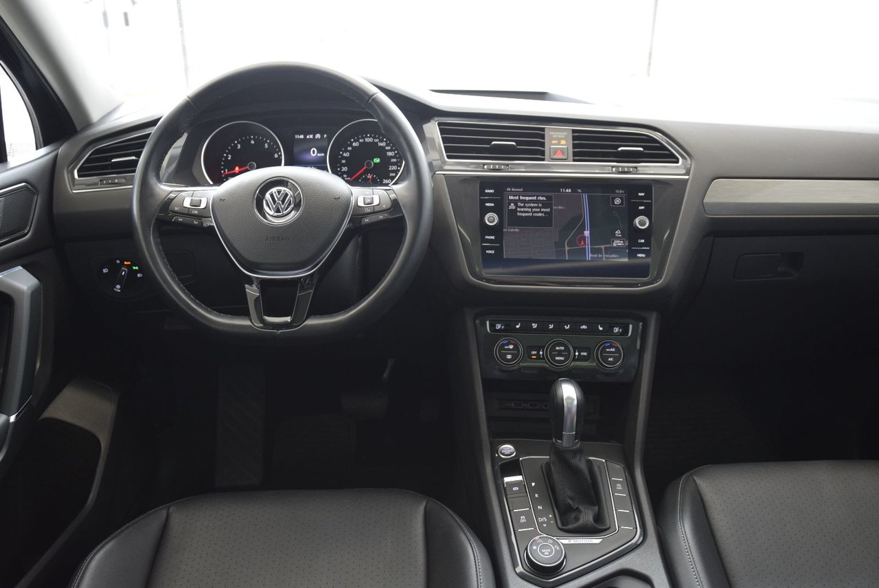 Volkswagen Tiguan COMFORTLINE+TOIT PANO+CUIR 2018 CAMERA+SANS CLÉ+BAS KILO+