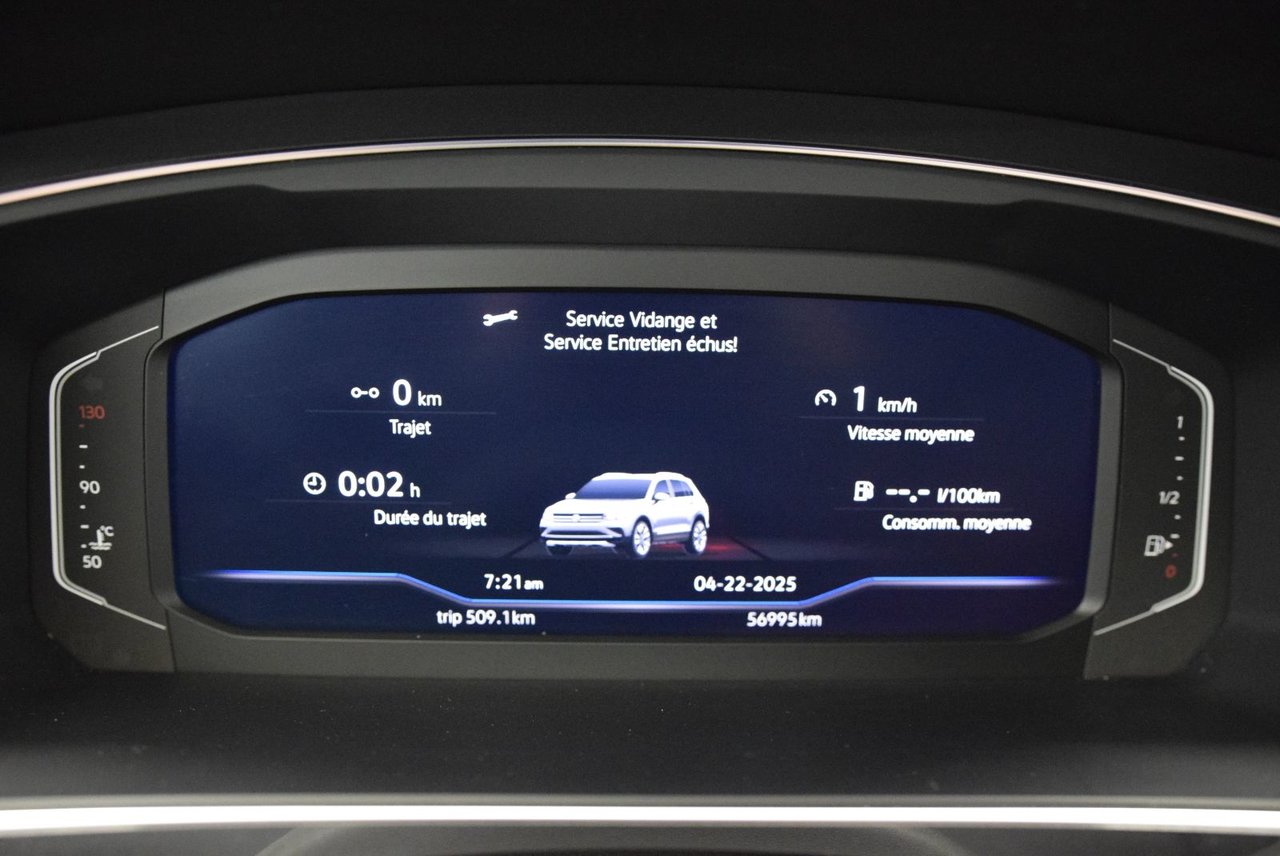 Volkswagen Tiguan HIGHLINE+R LINE+TOIT+CUIR+ 2021 LED+NAV+BAS KM+4MOTION+
