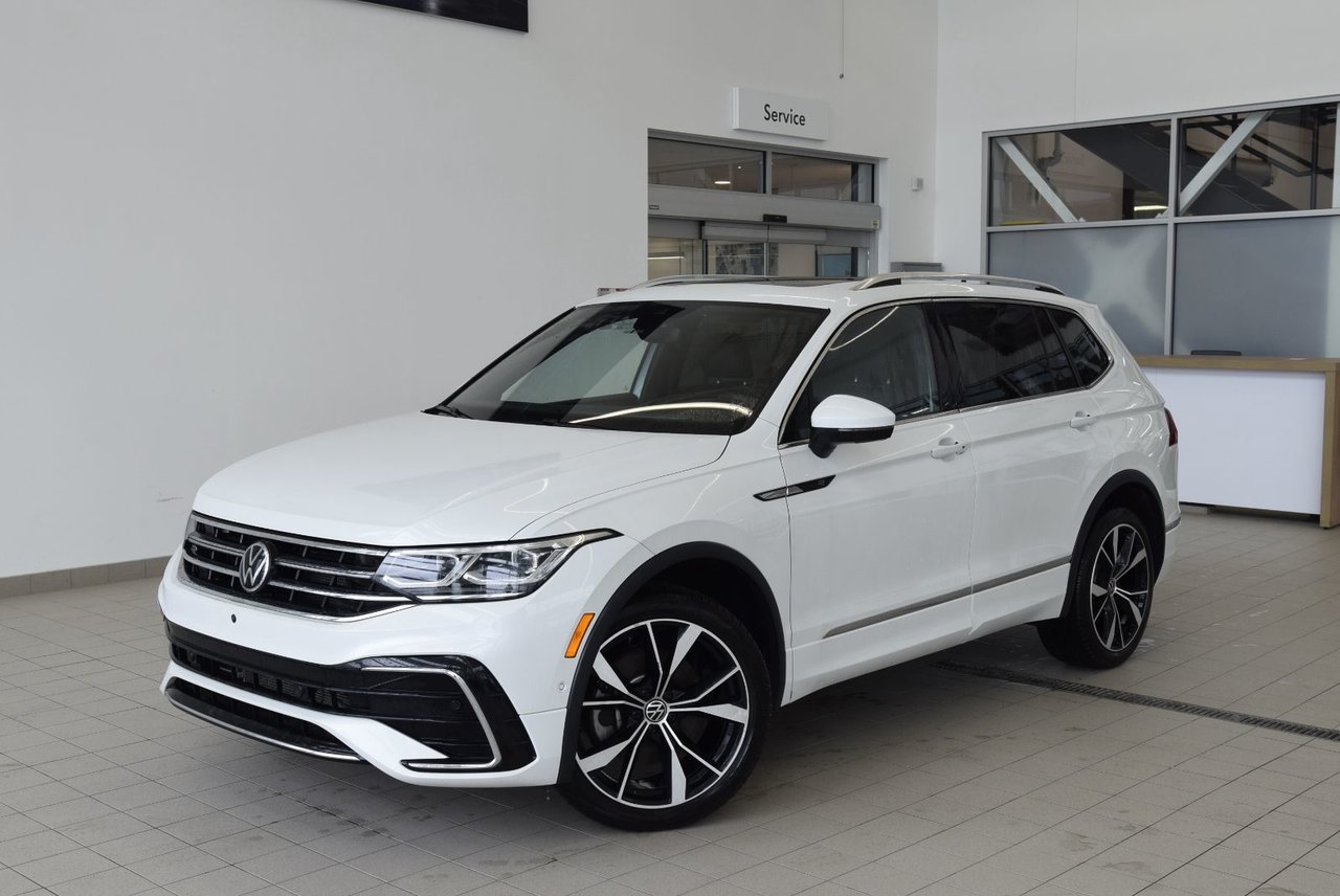 Volkswagen Tiguan HIGHLINE+R LINE+BLANC ORYX 2022 CAMERA+LED+NAV+AWD+CUIR