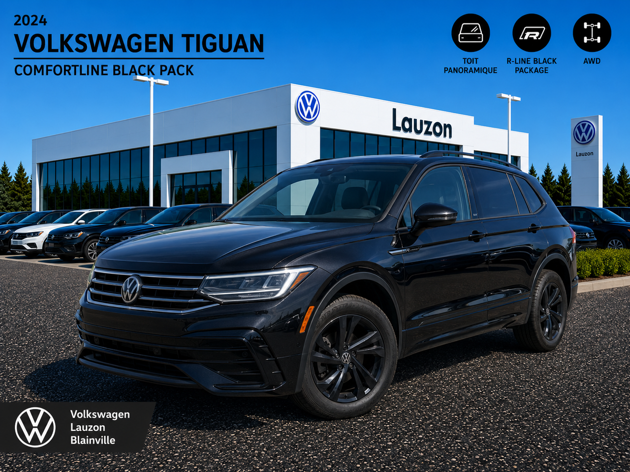 2024 Volkswagen Tiguan Comfortline R-Line Black 4Motion