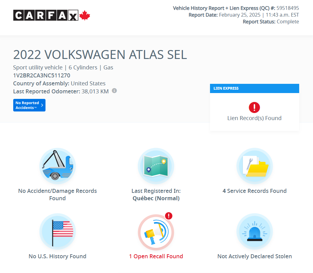 2022 Volkswagen Atlas Highline TOIT PANO | CUIR | CARPLAY | DÉMARREUR Highline TOIT PANO | CUIR | CARPLAY | DÉMARREUR