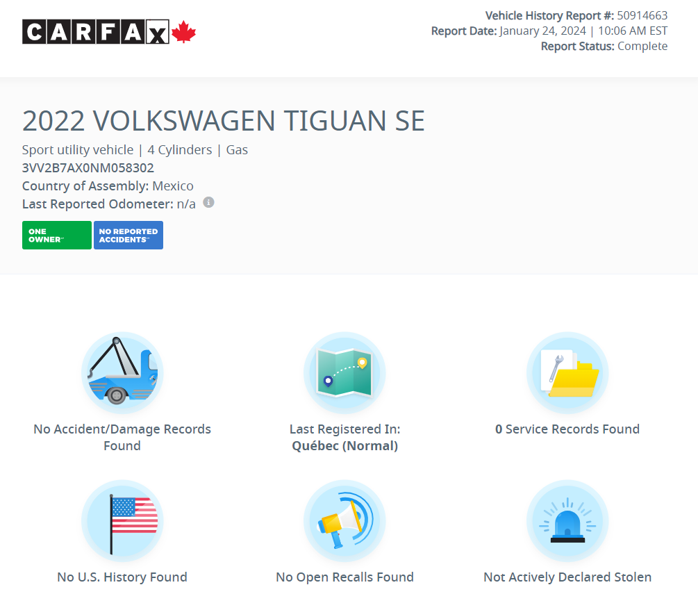 Volkswagen Tiguan Comfortline TOIT PANO | CUIR | CARPLAY | 4MOTION 2022 Comfortline TOIT PANO | CUIR | CARPLAY | 4MOTION