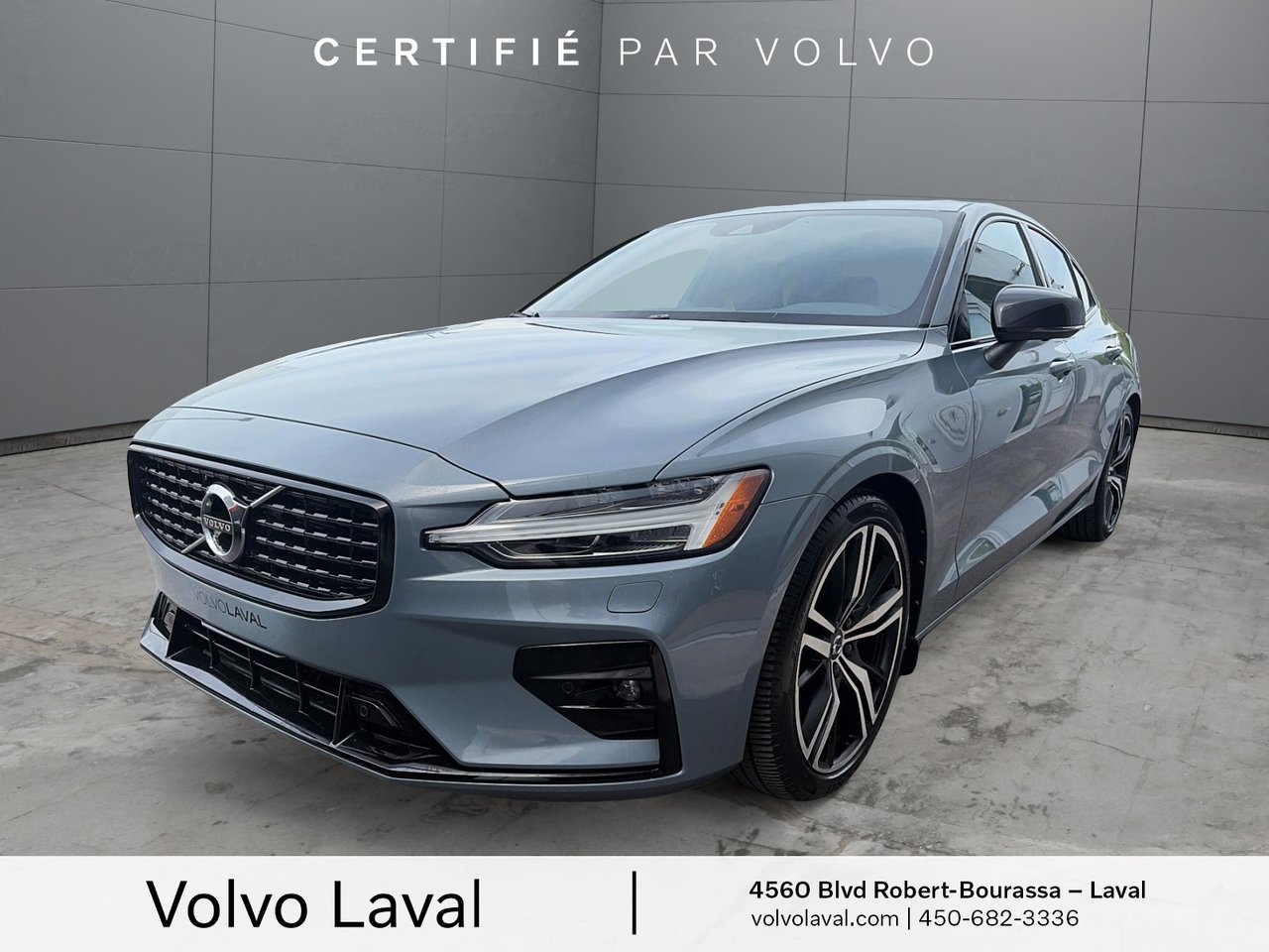 728-THUNDER_GREY 2022 Volvo S60 B5 R-Design AWD Sedan All-Wheel Drive Automatic
