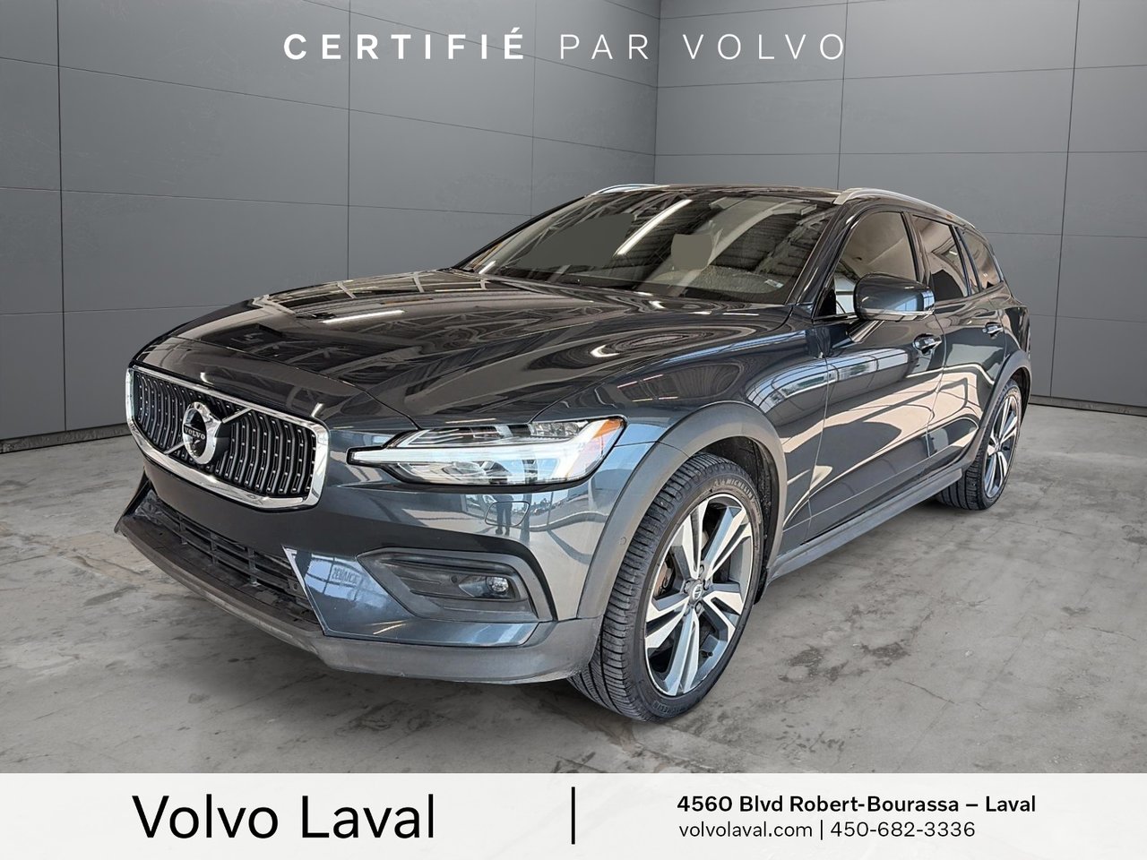 Gray (Savile Grey) 2020 Volvo V60 Wagon All-Wheel Drive Automatic