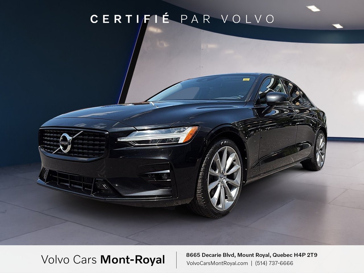 Onyx Black 2022 Volvo S60 Sedan All-Wheel Drive Automatic
