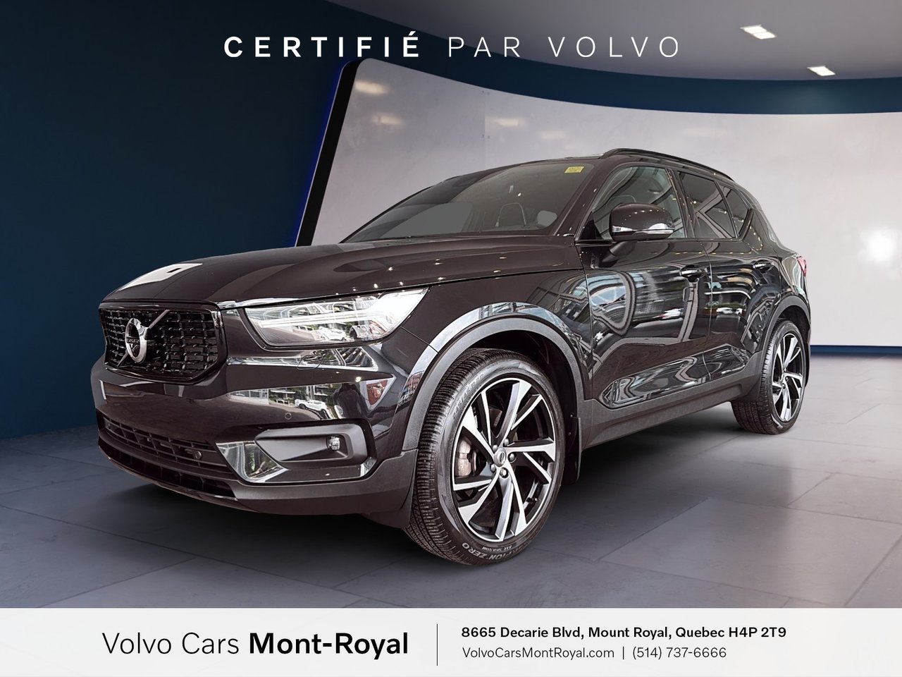Onyx Black 2022 Volvo XC40 SUV / Crossover All-Wheel Drive Automatic