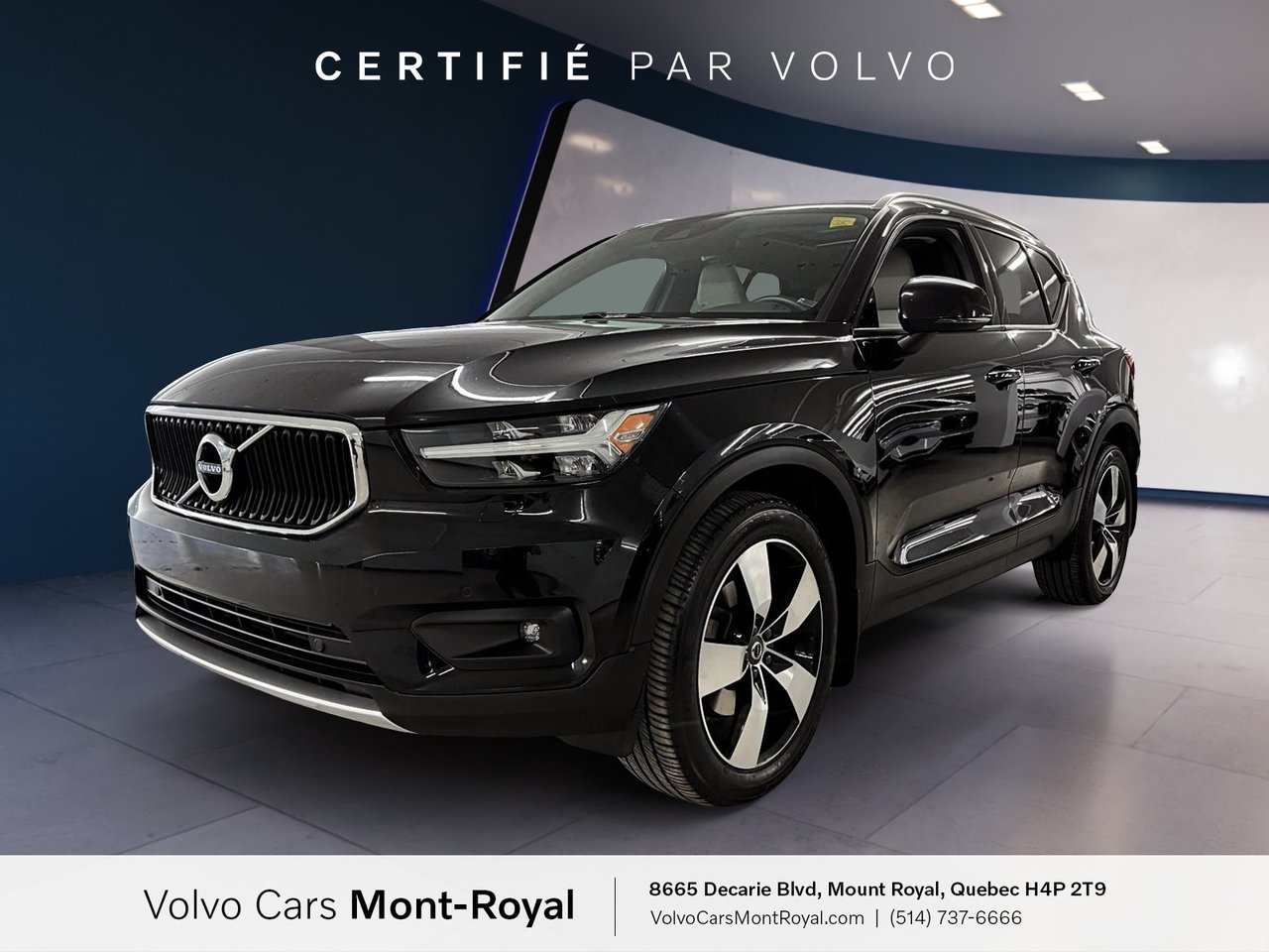 Onyx Black 2022 Volvo XC40 SUV / Crossover All-Wheel Drive Automatic