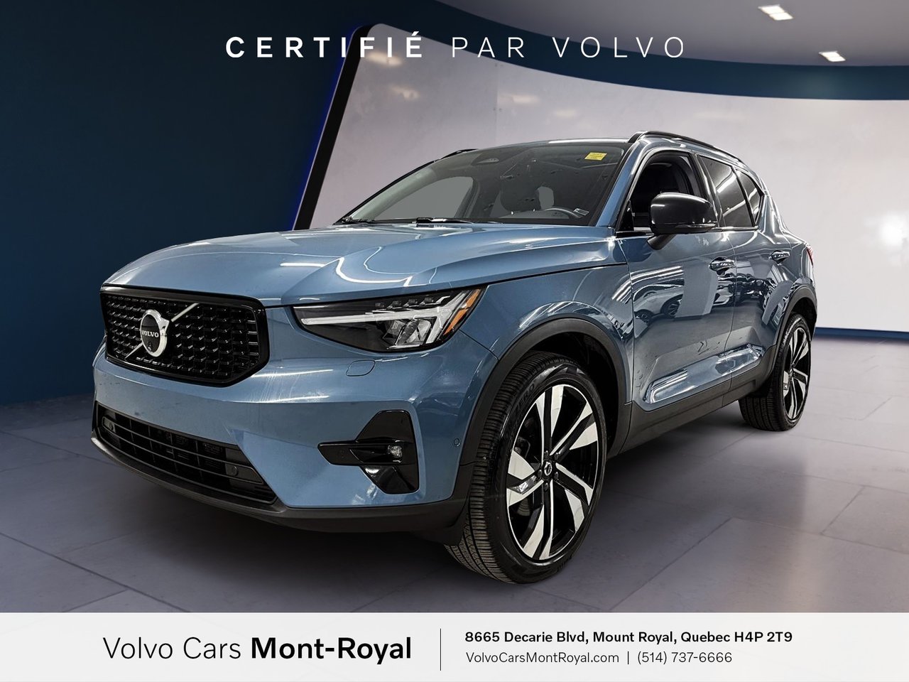 Fjord Blue 2024 Volvo XC40 SUV / Crossover All-Wheel Drive Automatic