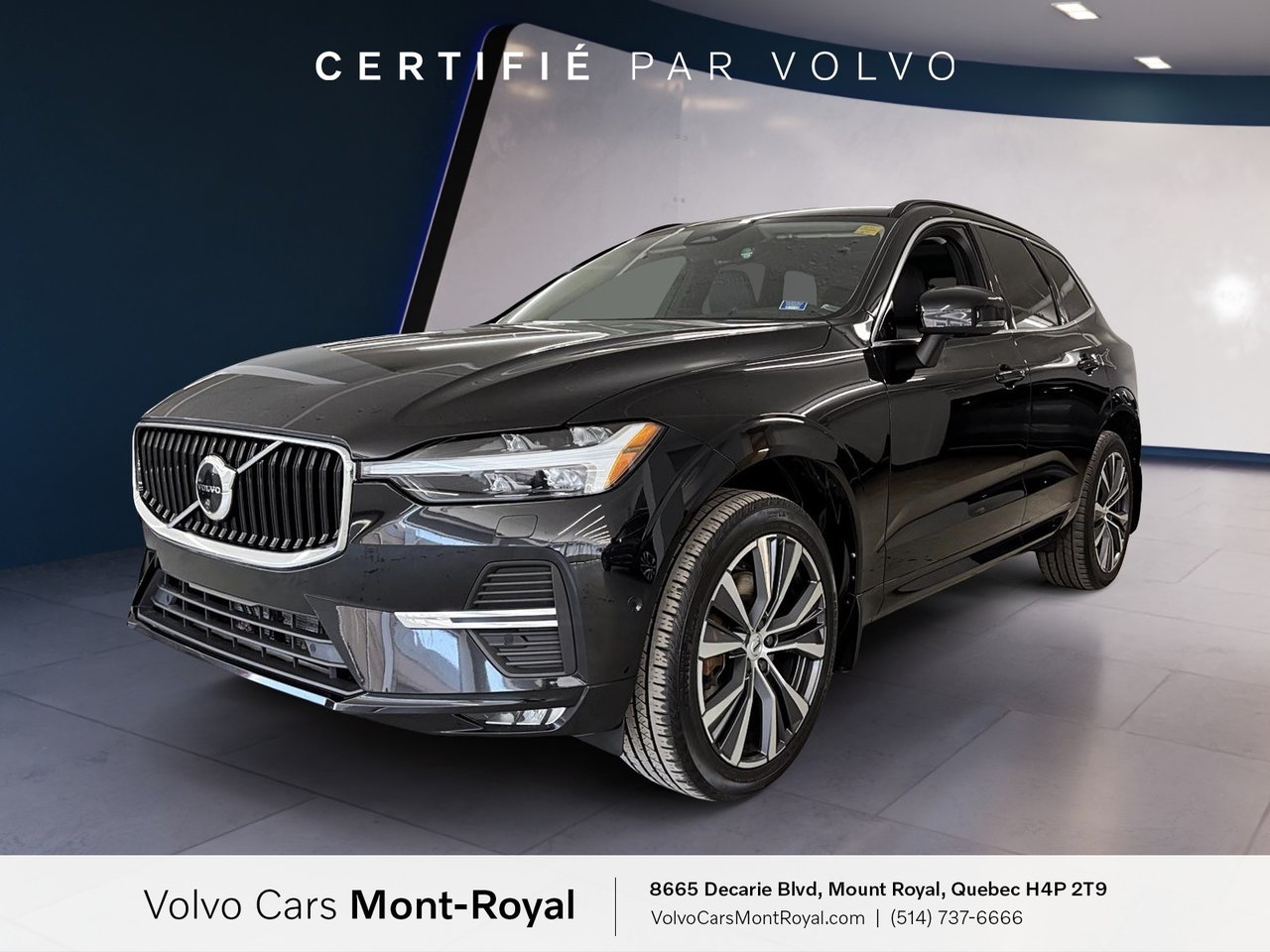 Onyx Black 2022 Volvo XC60 B6 Momentum AWD SUV / Crossover Automatic