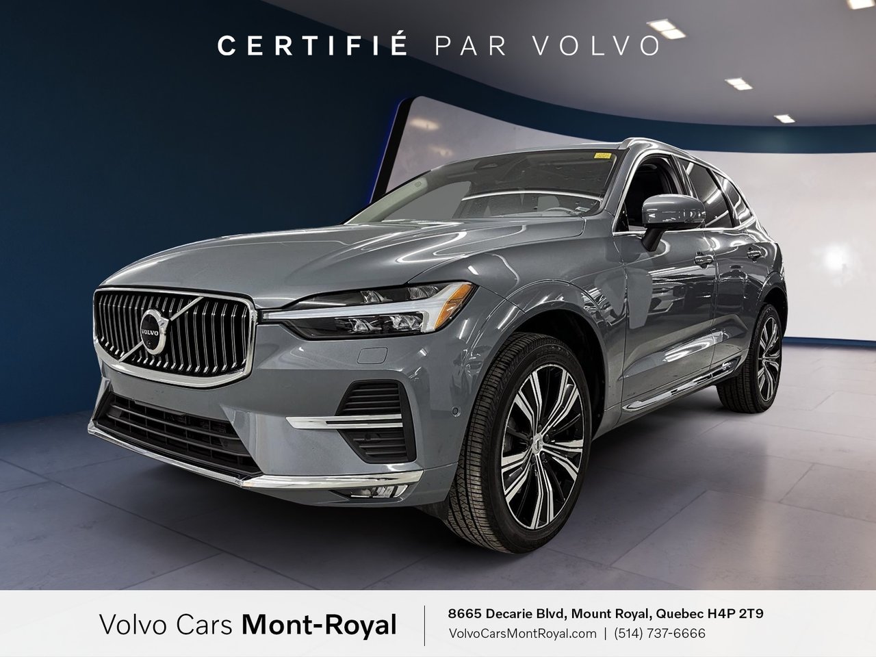 Gray (Thunder Grey) 2023 Volvo XC60 SUV / Crossover Automatic
