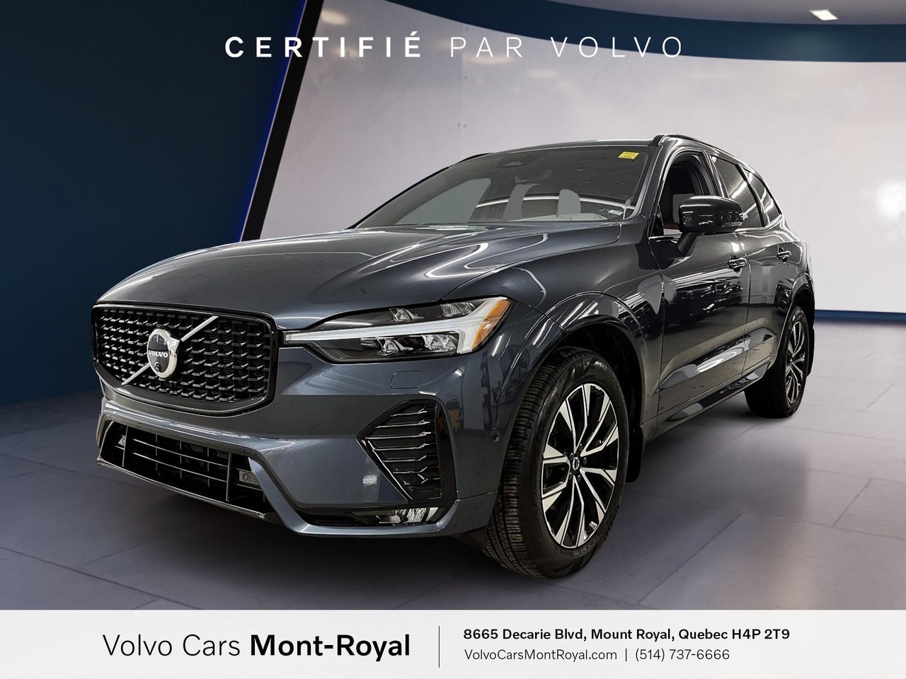 Denim Blue 2024 Volvo XC60 B5 Plus Dark Theme AWD SUV / Crossover All-Wheel Drive Automatic