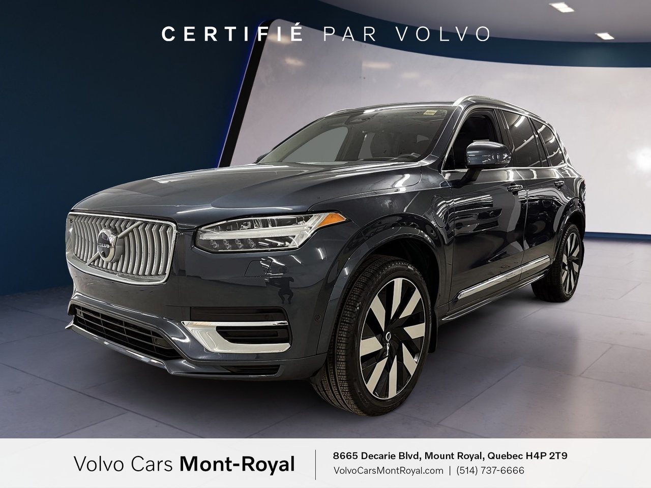 Denim Blue 2025 Volvo XC90 Recharge T8 Ultra Bright Theme AWD SUV / Crossover Automatic