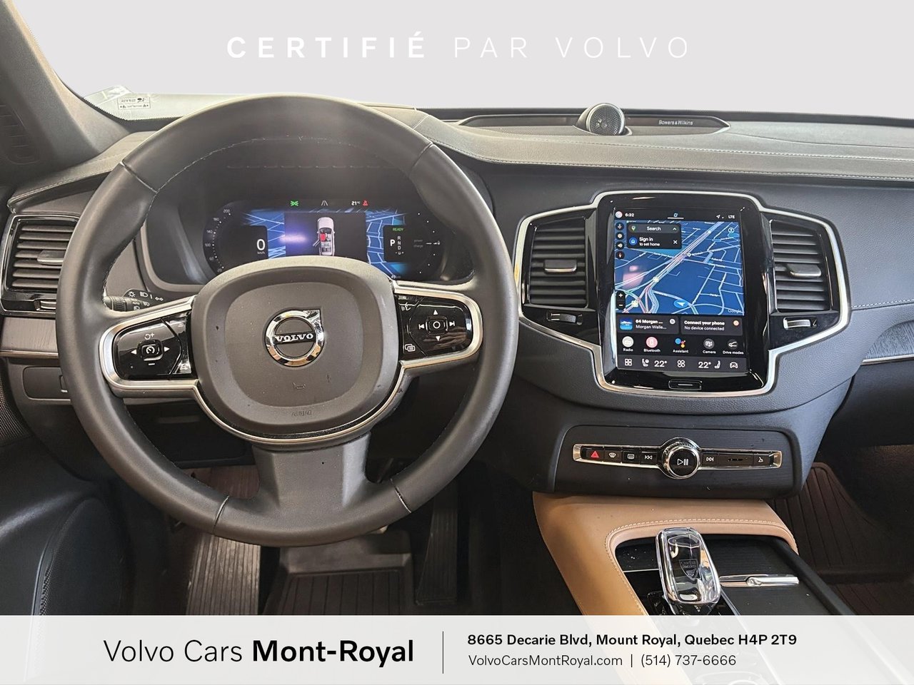 2024 Volvo XC90 Recharge Ultimate Bright Theme Plug-In Hybrid T8-9